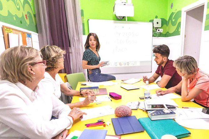 1 week intensive Spanish course + conversation workshop - Activities and cultural events: paella, cooking classes, and social Spanish