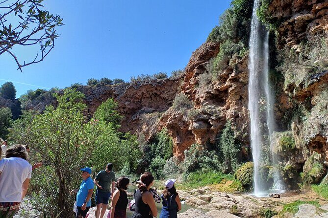 A day tour in Montanejos hot springs. - Stop 3: Salto de la Novia, the waterfall and river swim