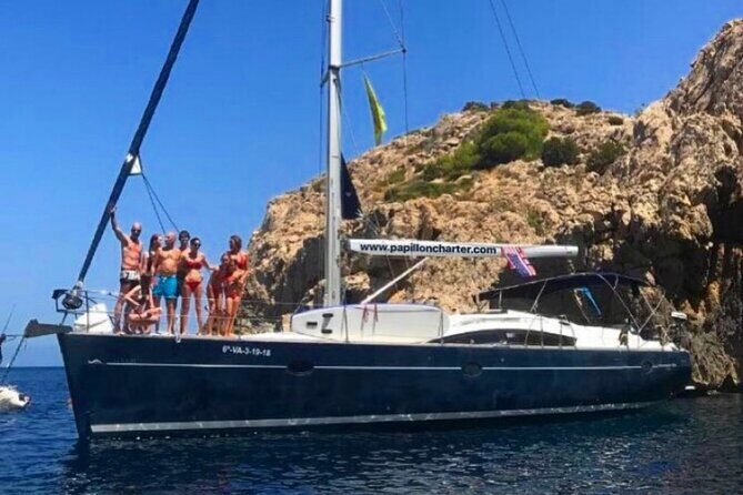 Boat trip Valencia - Stop 2: Malva-rosa Coast Cruise With Deck Shower, Bathrooms, and a Bar