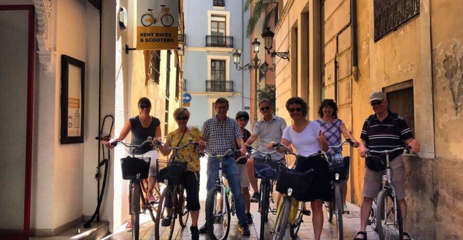City of Arts & Sciences Tour on Bicycle, E-Bike or E-Step - Serranos Gates to Turia Park: start where Valencia turns from old to new