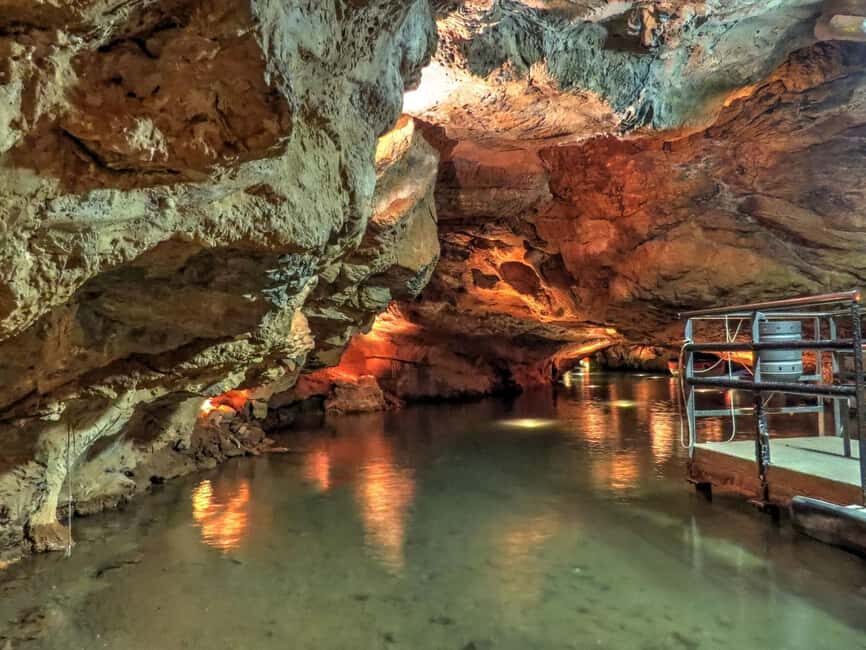 From Valencia: Boat ride through the impressive Caves of Sant Josep. - The underground schedule: guided walk plus gondola time