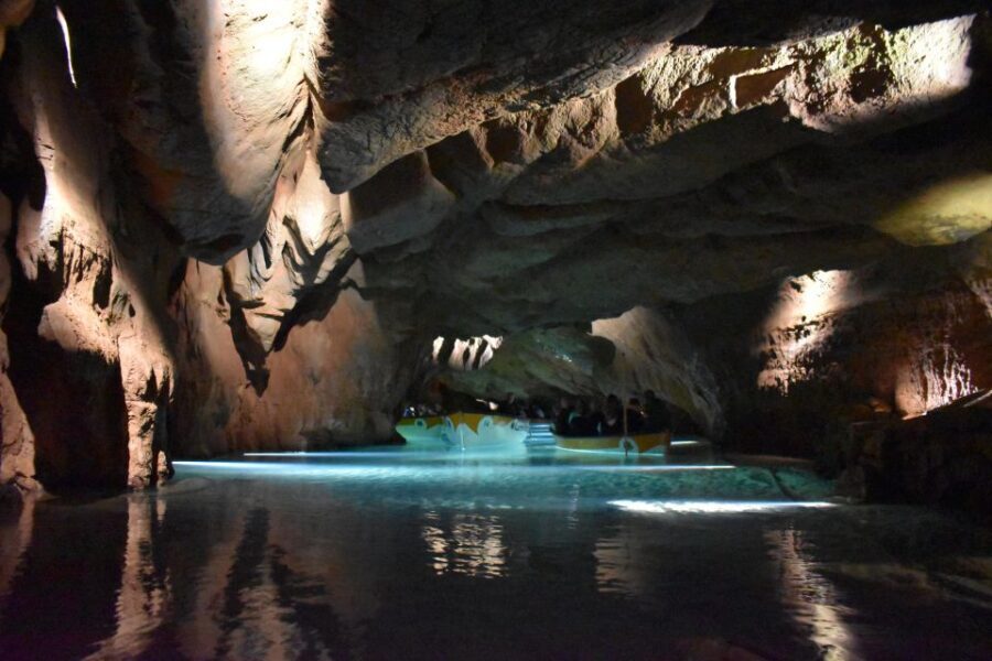 From Valencia: Caves of San José Guided Excursion and Ticket - Walking the dry gallery: stalactites, stalagmites, and the UNESCO paintings