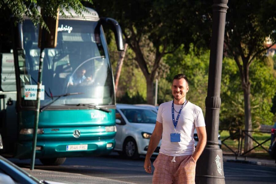 From Valencia: Caves of San José Guided Excursion and Ticket - The air-conditioned bus ride and why the narration helps