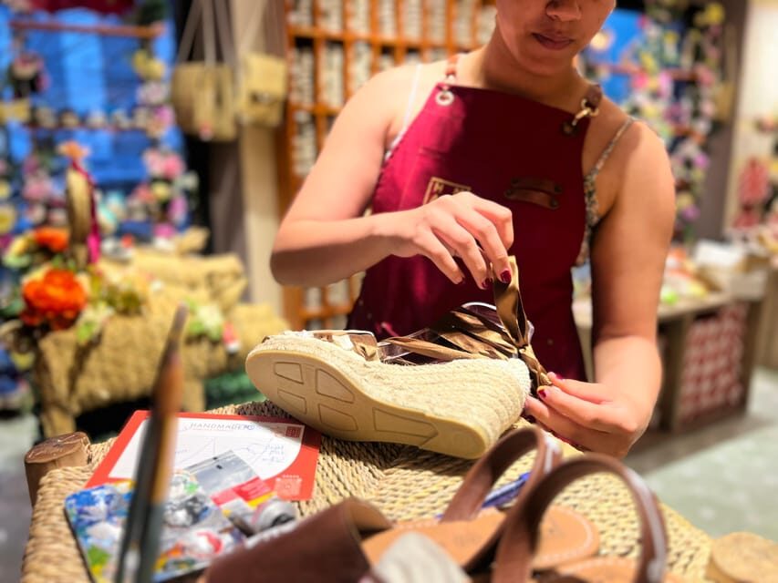 Make Authentic Espadrilles in Valencia - The Hands-On Flow: From Base and Needle to Your Personalized Pair