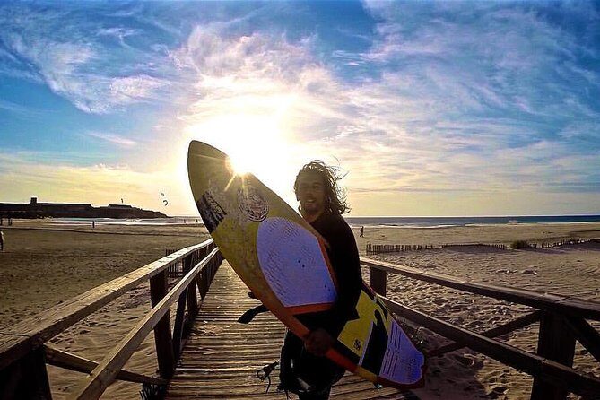 Surf lesson on Valencia beach - Mediterranean views and sunset colors: the bonus you feel every time