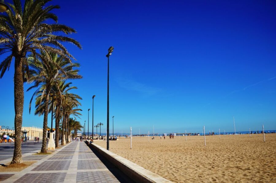 Valencia: 3-Hour Guided City Sightseeing & Beaches Bike Tour - Where the ride starts behind Serranos (and why that matters)