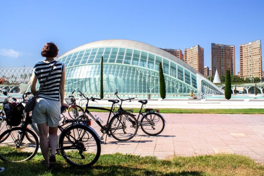 Valencia Bike Tour - Palace of Music Valencia and the Music Hall area