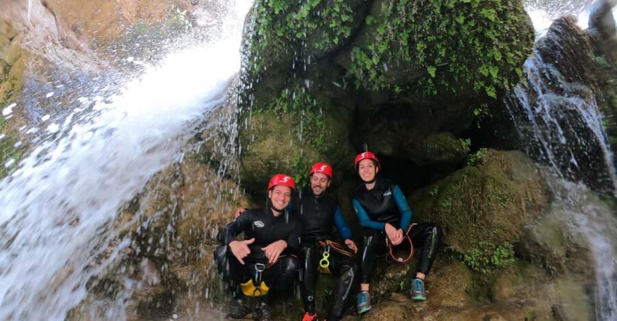Valencia Canyoning. Experience for everyone - Before the Water: Gear Up, Get Briefed, Then Walk Into the Ravine