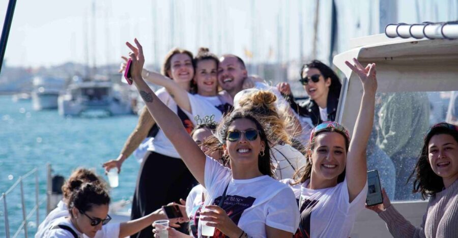 Valencia: Catamaran Party Boat - DJ Music, Dancing, and the On-Board Drinks Reality