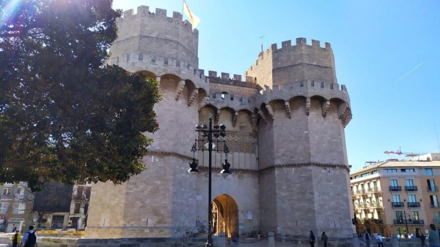 Valencia: City Walking Tour with Top Attractions - ITALIAN - Plaza de la Reina: a short pause with a big view