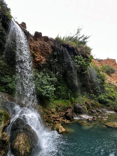 Valencia: Day trip exploring waterfalls, springs and caves - First Nature Hit: Waterfall Shower and Secret Swim Spots