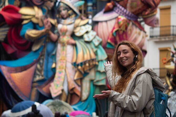 Valencia: Fallas Festival Walking Tour with Entry Ticket - Wandering the Old Town: Central Market and Virgen Square on the Route