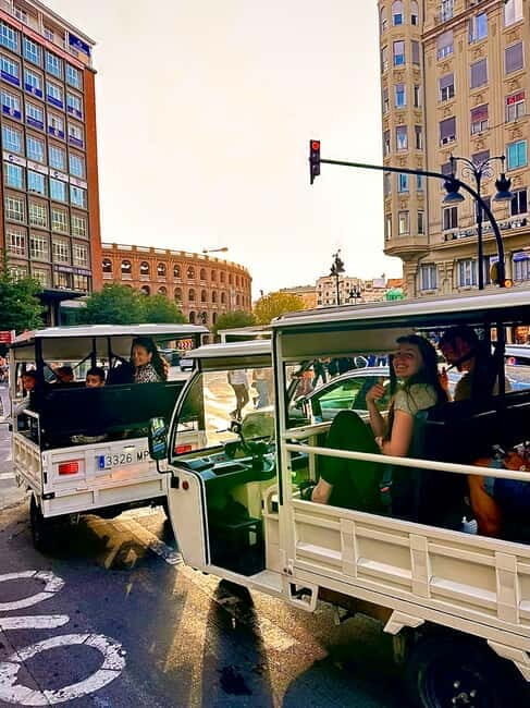 Valencia: Full Tuk Tuk Tour 2H - Serranos Towers: your view-and-orientation moment