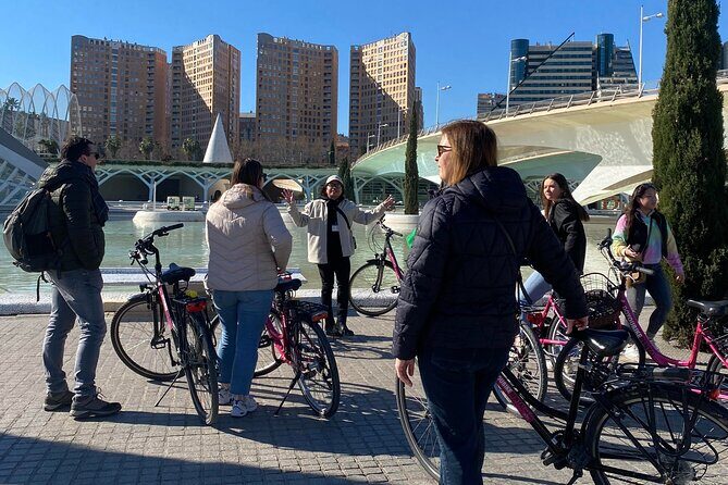 Valencia Highlights Bike Tour - Palacio de la Música de Valencia and the fountain front