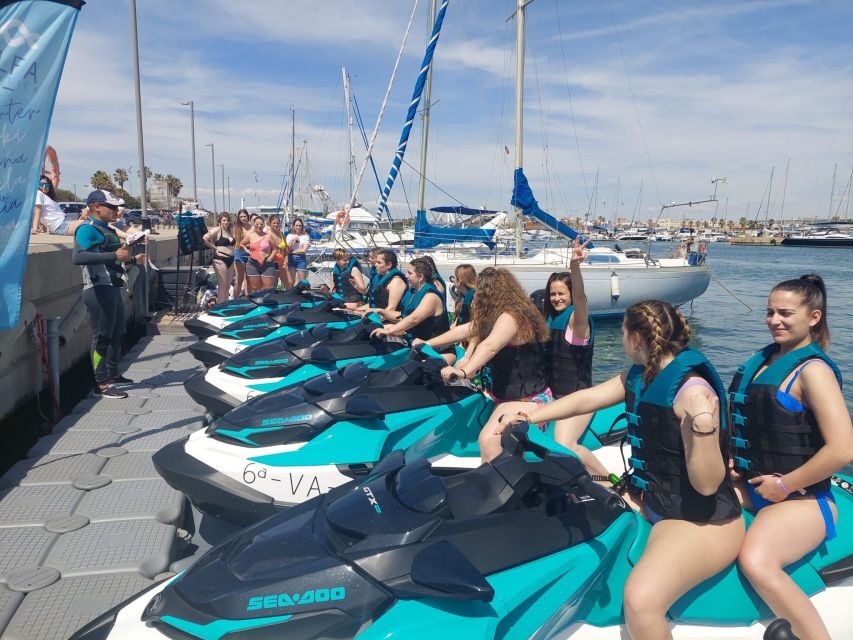 Valencia: Jetski experience with Guide - The first minutes: security briefing and quick orientation
