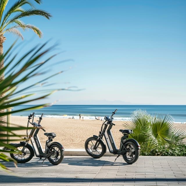 Valencia: Normal bike and Electric bike Rental Ruzafa - When weather changes your plan, keep it simple