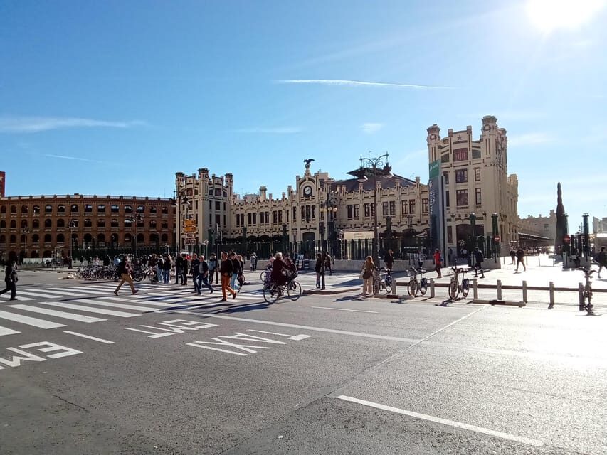 Valencia Old Town Guided Tour - Town Hall Square and the Post Office façade: the March Fallas connection