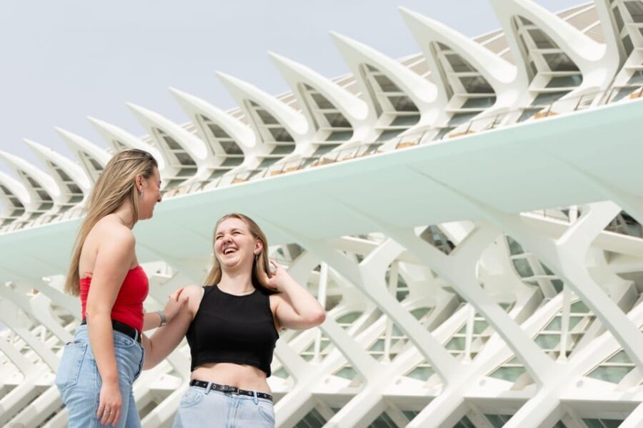 Valencia: Professional photoshoot at City of Arts & Sciences - City of Arts & Sciences: The Photo Background That Does Half the Work