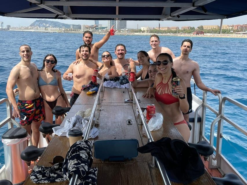 Valencia: Water Beer Bike Tour - Drinks and Music on Deck: The Social Part Works