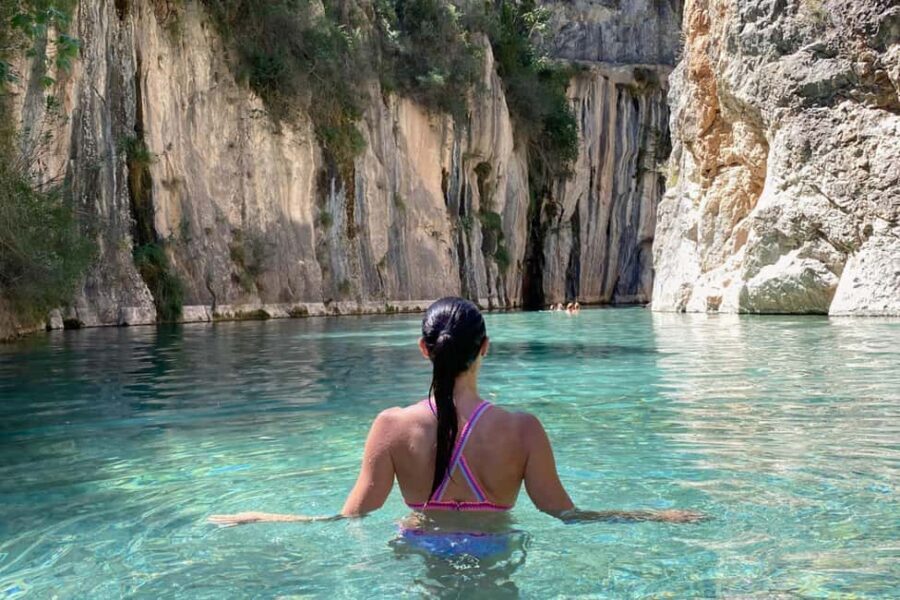 Valencia: Waterfalls and Thermal Springs Tour with Swimming - Montanejos Blue Lagoon: the 25°C swim that changes your whole mood